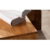 Table de chevet en hêtre, hêtre naturel, 1 tiroir, Gamme burgos