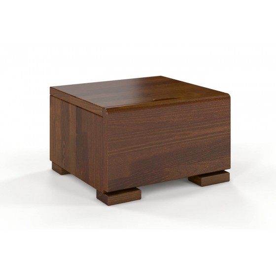Chevet design en pin massif,  chevet bas, Gamme indigo