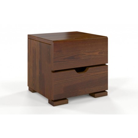 Chevet design en pin massif, chevet haut,  Gamme indigo