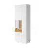 Vaisselier design haut , 1 porte, 1 porte vitrée a droite,  Gamme florence