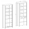 Vaisselier et vitrine 2 portes  4 niches, Gamme Buffo