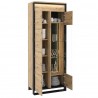 Armoire vitree 2 portes avec led , Gamme sven