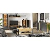 Meuble vitrine, 1 porte, led inclus, Gamme easy