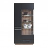 Vaisselier en bois, 2 portes, 1 porte vitrée, 1 tiroir, Gamme mya