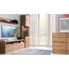 Vaisselier placage chêne, 1 porte, Gamme sydney