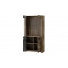 Vaisselier en placage chêne , 2 portes vitrées, Gamme bilbao