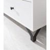 Vaisselier en bois, 2 tiroirs, 2 portes vitrées, Gamme cordoue