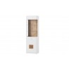 Vaisselier en mdf et placage chêne, 1 porte, 5 niches, Gamme grenade