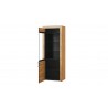 Vaisselier en bois mélaminé, 1 porte, 6 niches, Gamme naples