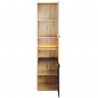 Colonne de rangement 2 portes, avec LED, Gamme CUBE