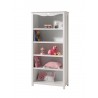 Bibliotheque 4 etageres blanc  , Gamme amori