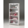 Bibliotheque 4 etageres blanc  , Gamme amori