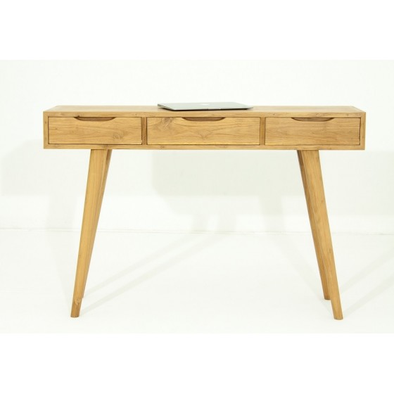 Console en teck massif, Gamme fiftees