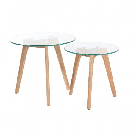 Tables basses gigognes (set de 2), Gamme bloom