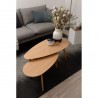 Tables basses gigognes naturelles (set de 2), Gamme bloom