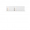 Etagère murale 120 cm, couleur bois et blanc, Gamme VITA