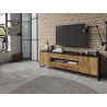 ENSENBLE MEUBLES DE SALON TV STYLE INDUSTRIEL - GAMME FACTORY