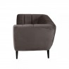 Canapé 2 places velours beige, Gamme amaro