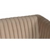 Canapé 2 places en velours beige, Gamme dan