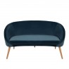 Canapé 2 places bleu foncé, Gamme safir
