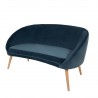 Canapé 2 places bleu foncé, Gamme safir