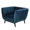 Fauteuil velours bleu, Gamme amaro