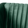 Fauteuil en velours vert foncé, Gamme dan