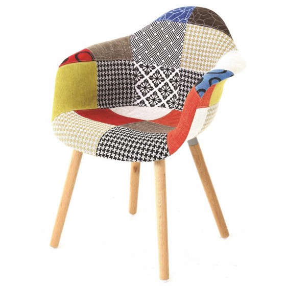 Fauteuil multicolore, Gamme patch