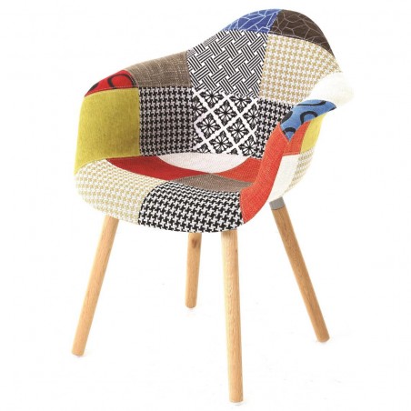 Fauteuil multicolore, Gamme patch