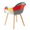 Fauteuil multicolore, Gamme patch
