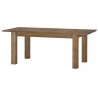 Table a diner en chêne, 2 rallonges, 160 cm, Gamme boston