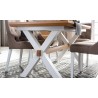 Table à diner en pin, à ralllonge, 160cm, Gamme lima