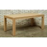Table à diner extensible en chêne, 180-235 cm, Gamme milan