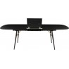 Table à manger extensible 180 cm, allonge intégrée, Gamme vero