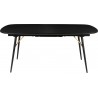 Table à manger extensible 180 cm, allonge intégrée, Gamme vero