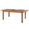 Table à manger extensible, 160 cm, extensible a 250 cm, couleur chêne miel, Gamme LATINA