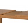 Table à manger extensible, 160 cm, extensible a 250 cm, couleur chêne miel, Gamme LATINA