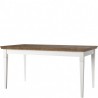 Table à manger extensible 160 a 240 cm, couleur blanc, Gamme EvoBlancW