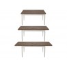 Table à manger extensible 160 a 240 cm, couleur blanc, Gamme EvoBlancW