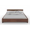 Lit bas design en  bois pin massif , Gamme slim