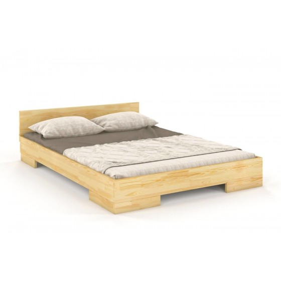 Lit double  design 2 places bois  pin massif, Gamme vento