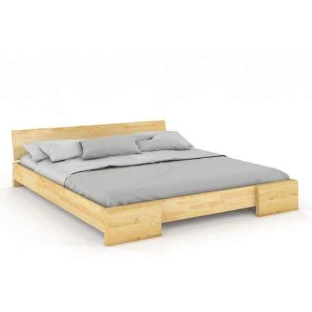 Lit adulte design en pin massif , Gamme indigo