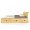 Lit en bois massif pin avec tiroirs de rangement  , Gamme nash