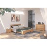 Lit en bois massif hetre  , Gamme nash
