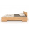 Lit double  design haut en  bois  hetre massif, Gamme vento