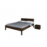 Lit double  design en bois dimension 140 x 190, Gamme lancy