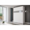 Lit escamotable vertical 160x200 blanc , Gamme concept