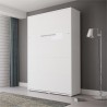 Lit escamotable vertical 140x200 blanc , Gamme concept