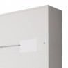 Lit escamotable vertical 140x200 blanc , Gamme concept