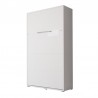 Lit escamotable vertical 120x200 blanc , Gamme concept